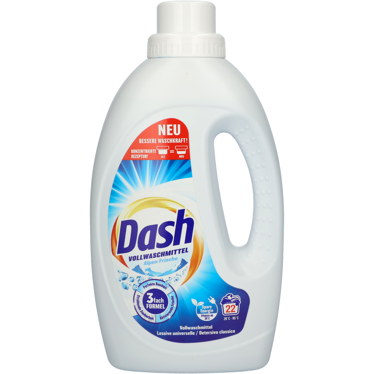 Dash Wasmiddel wit 22 wasbeurten