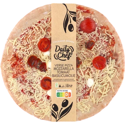 Daily Chef Verse pizza mozzarella basilicum