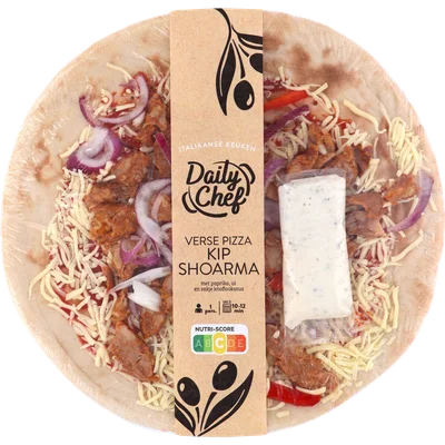 Daily Chef Verse pizza kipshoarma