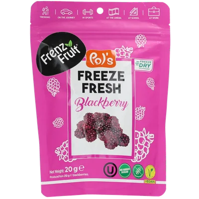 Gevriesdroogde bramen