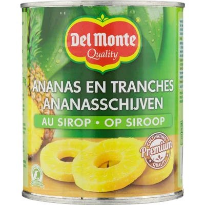 Del Monte Ananasschijven op siroop