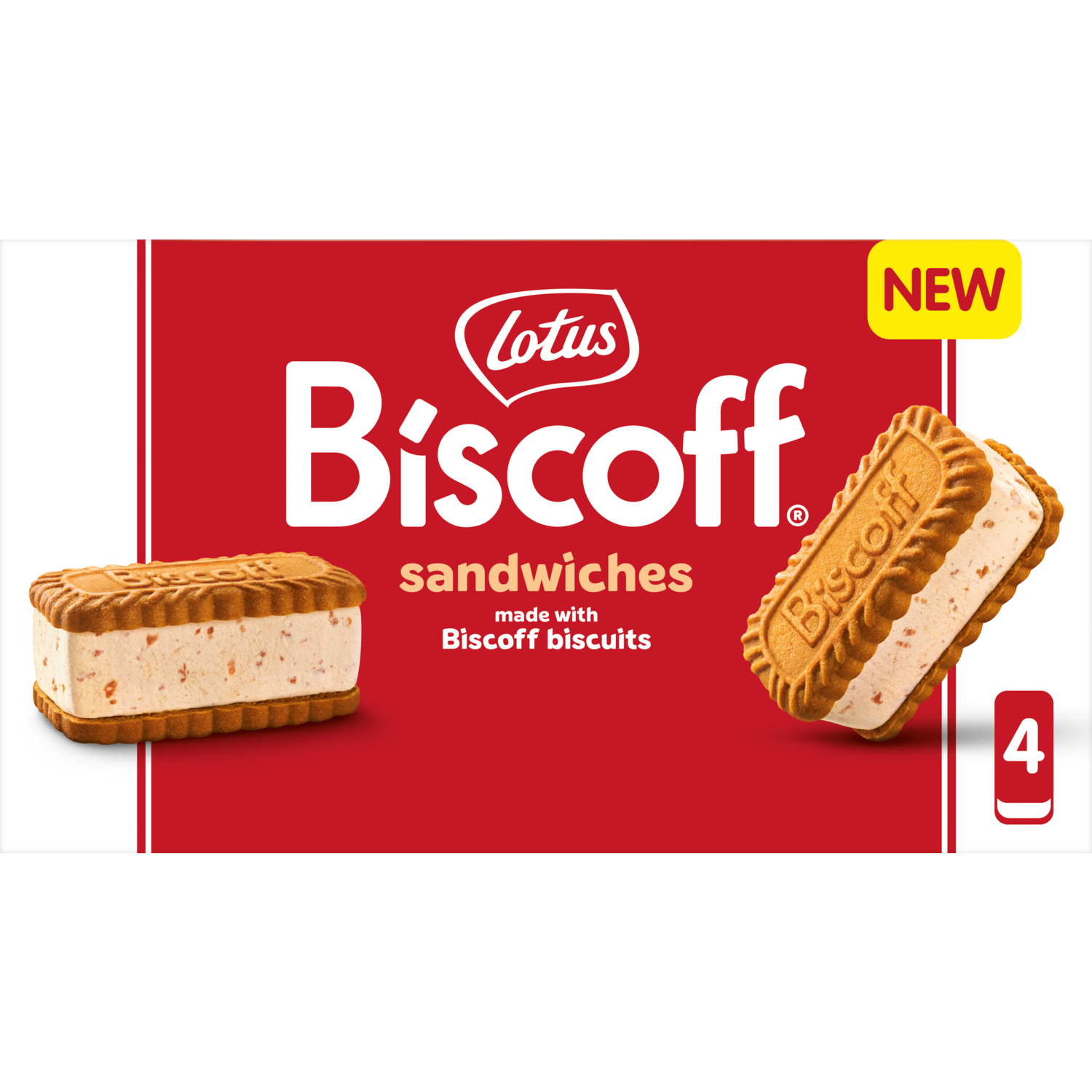 Lotus Biscoff sandwich 4 st.