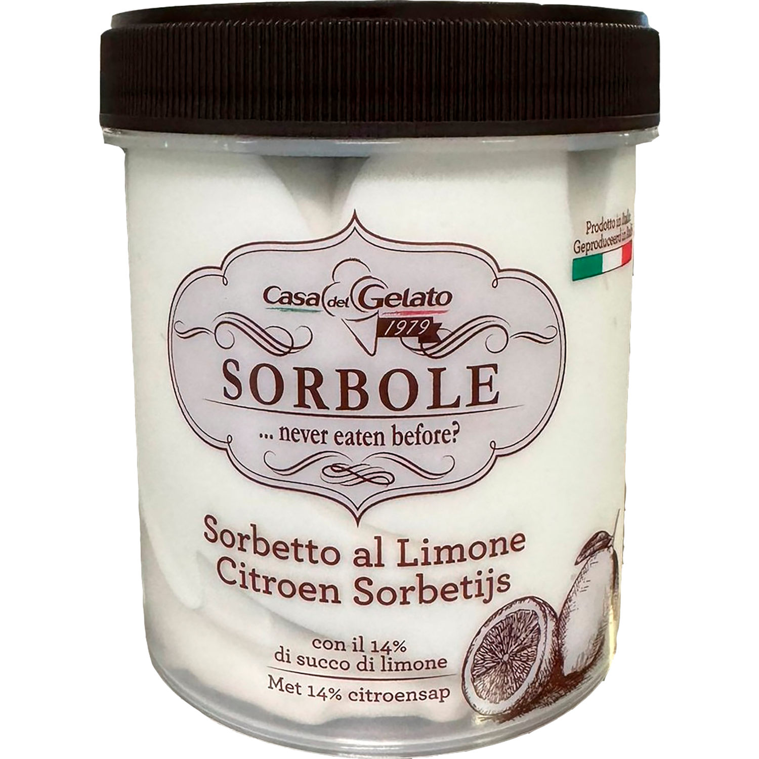 CASA DEL GELATO Sorbetijs citroen