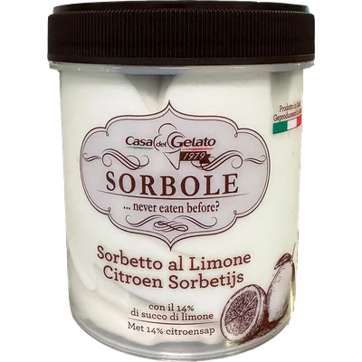 CASA DEL GELATO Sorbetijs citroen