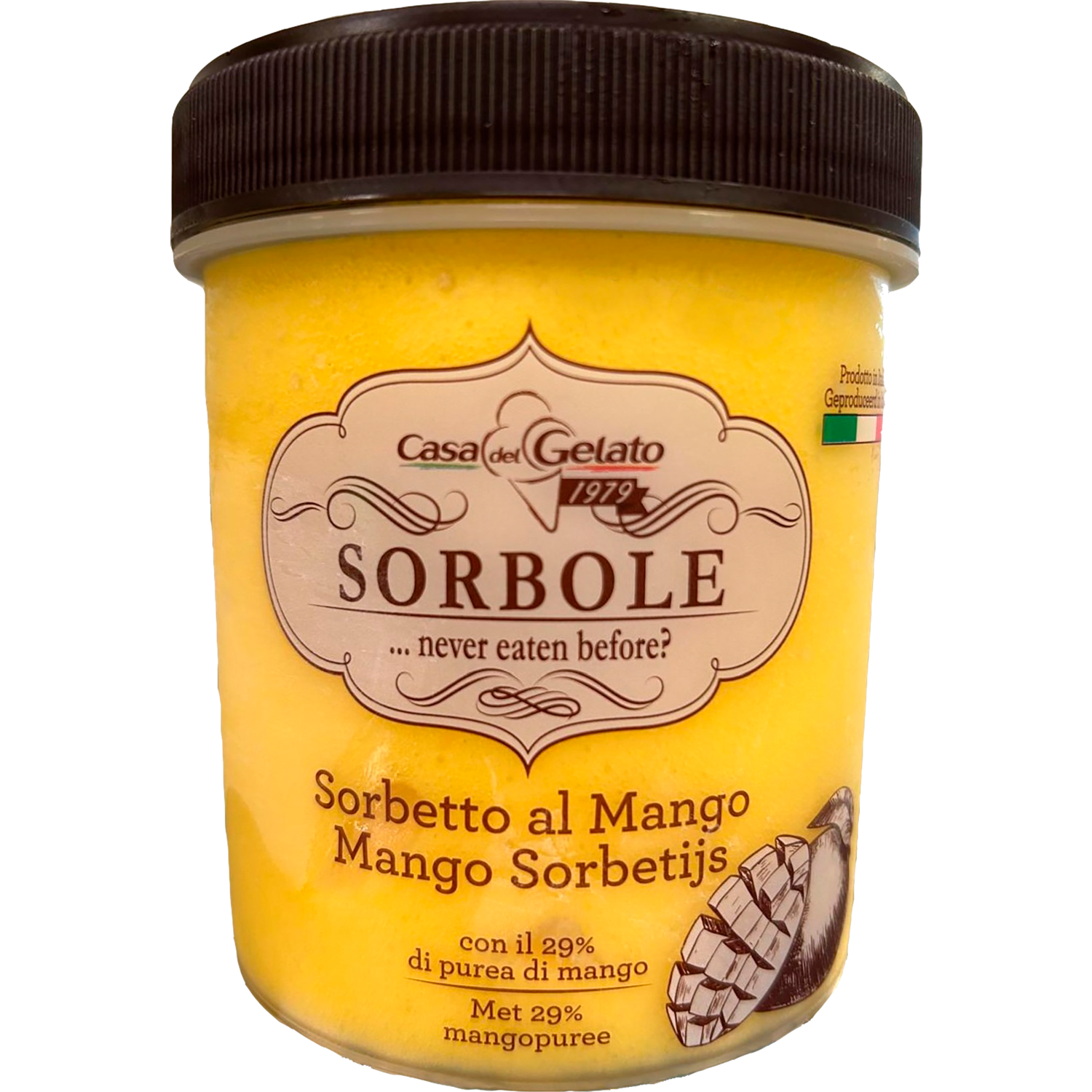 Casa del Gelato Sorbetijs mango