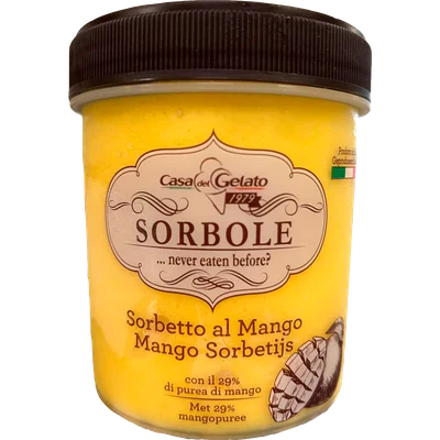 Casa del Gelato Sorbetijs mango