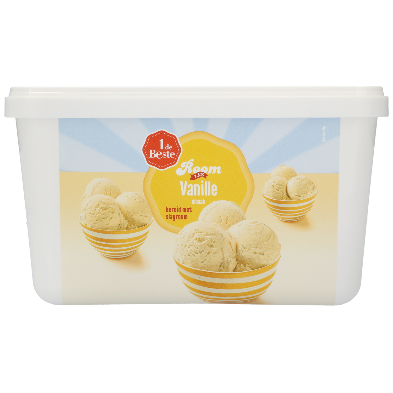 1 de Beste Roomijs vanille