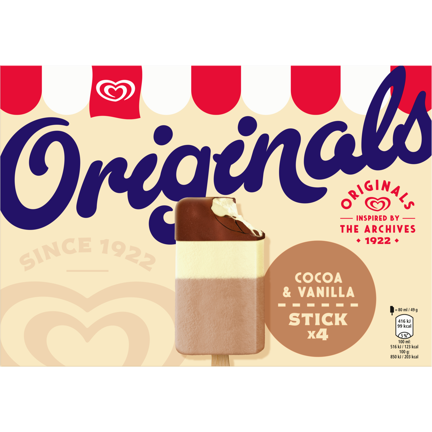 Ola Originals choco stick 4 st.