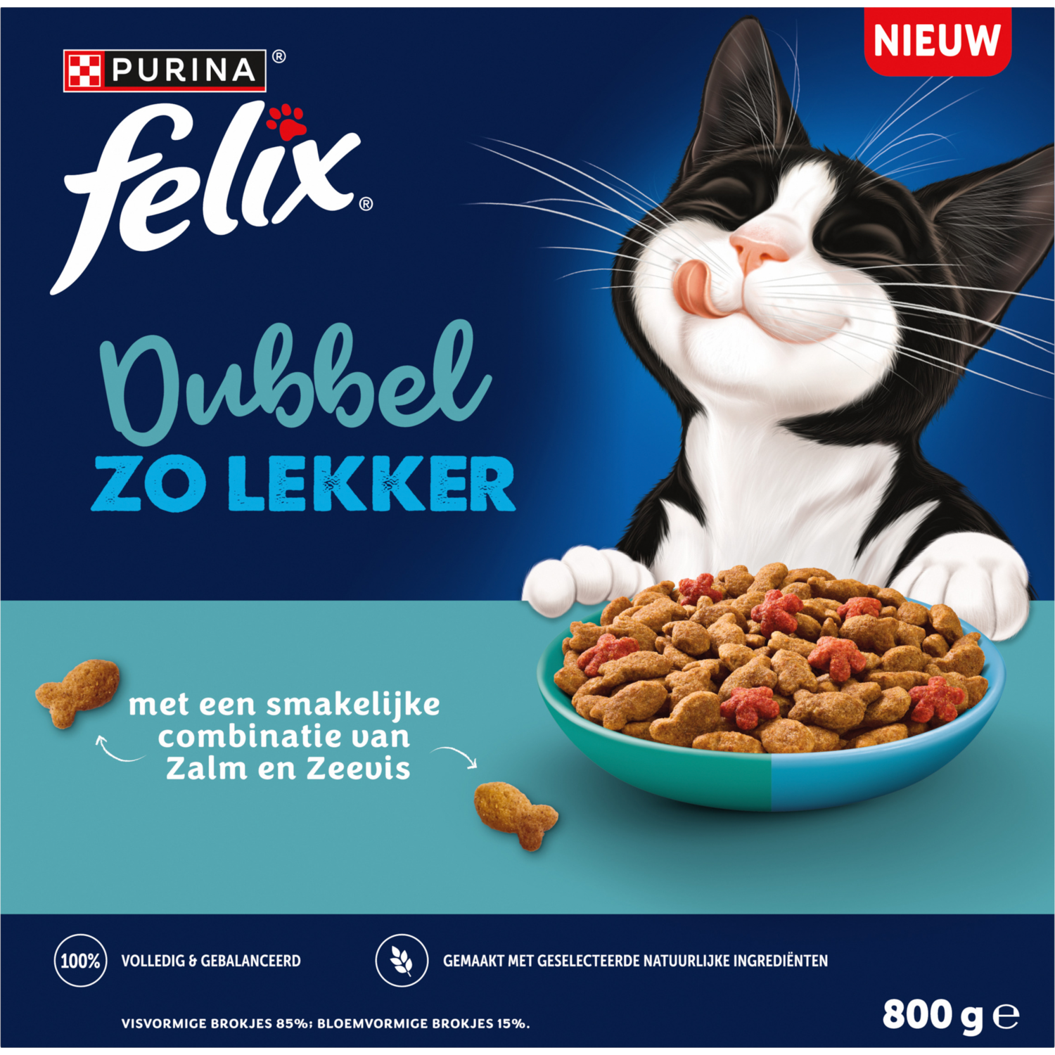 Felix Kattenvoer droog adult vis