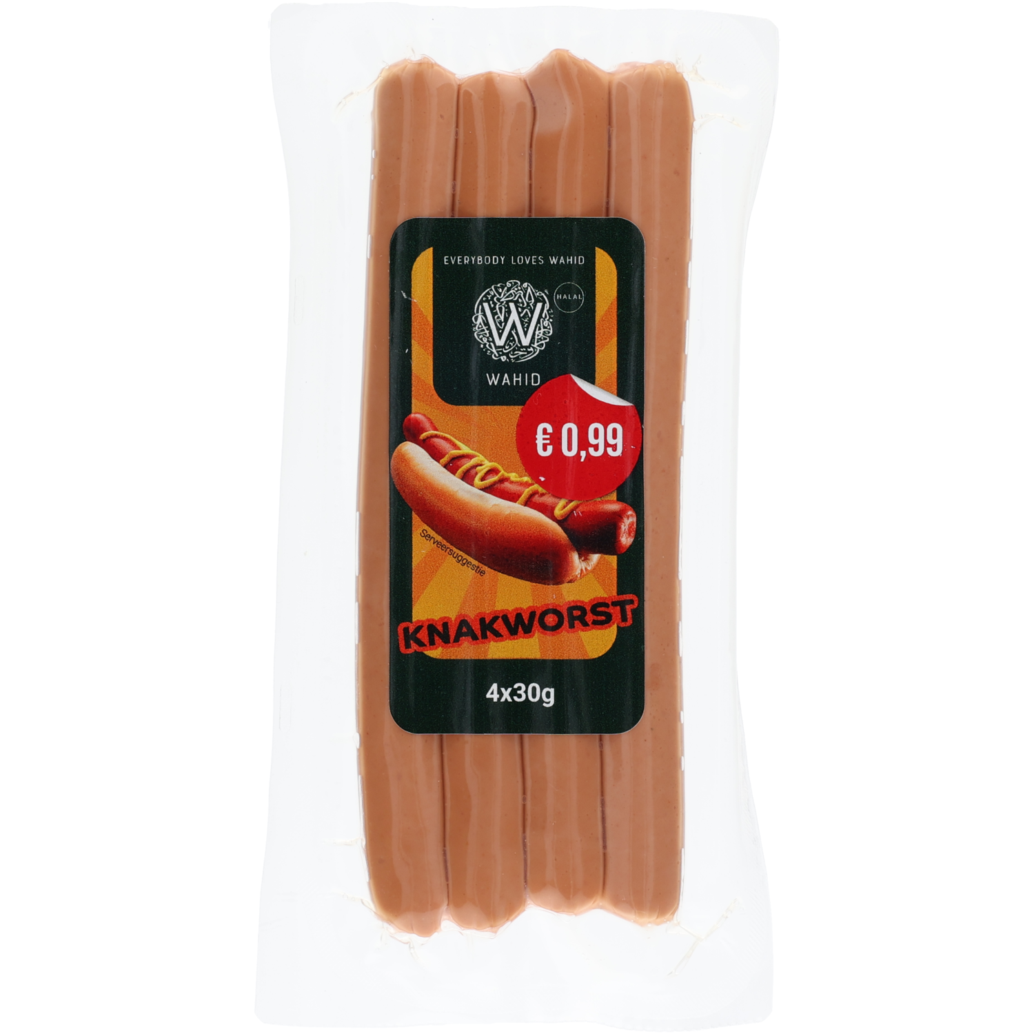 Wahid Knakworst kip 4st