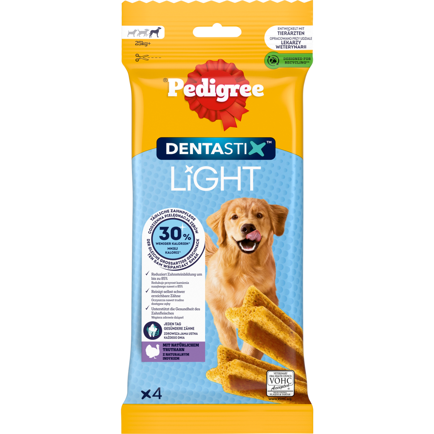 Pedigree Hondensnacks dentastix light maxi 4st.