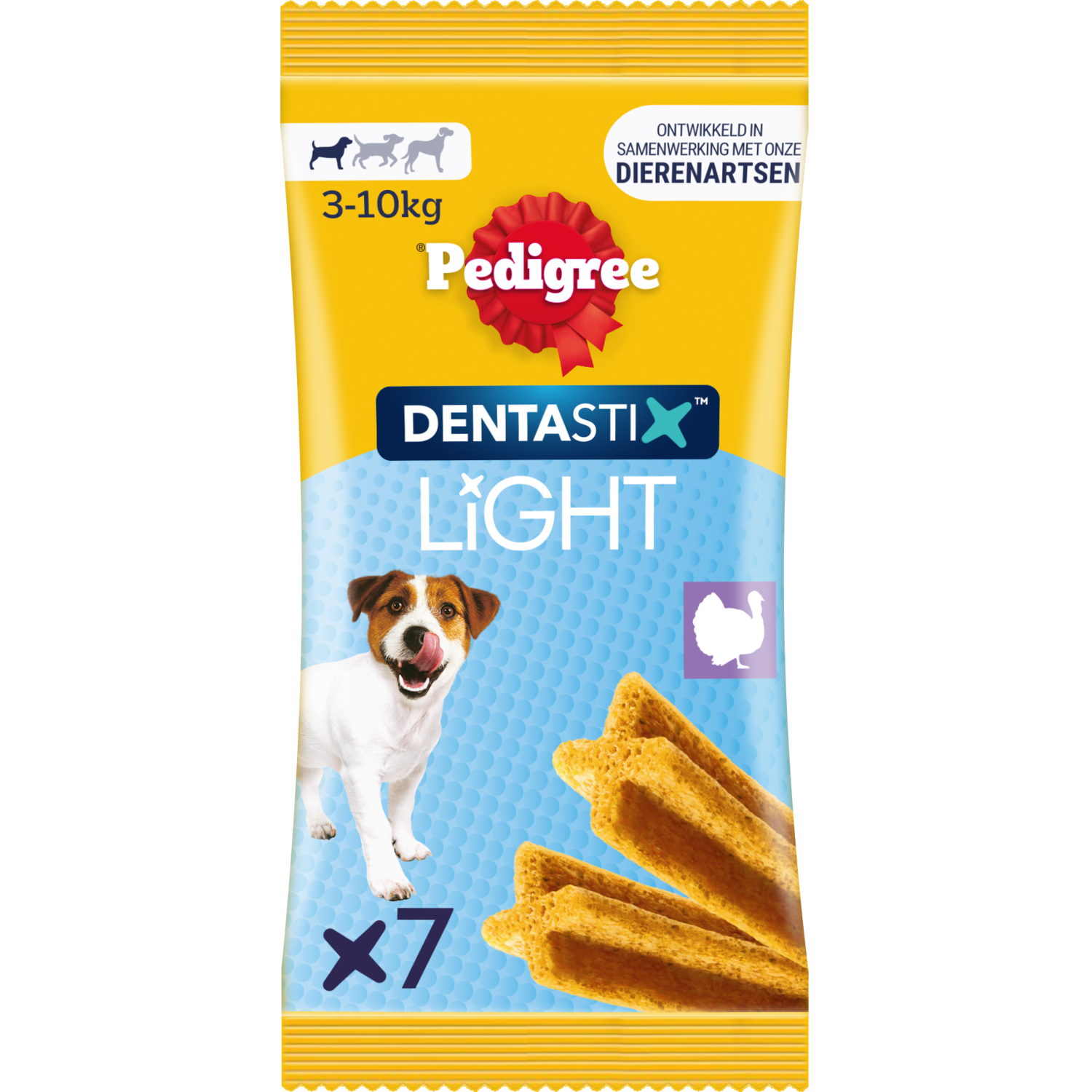 Pedigree Hondensnacks dentastix light mini 7st.