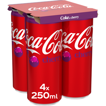 Coca-Cola Cherry 4 x 250 ml