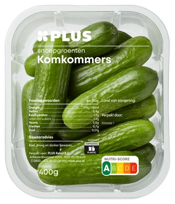 PLUS Snoepkomkommer