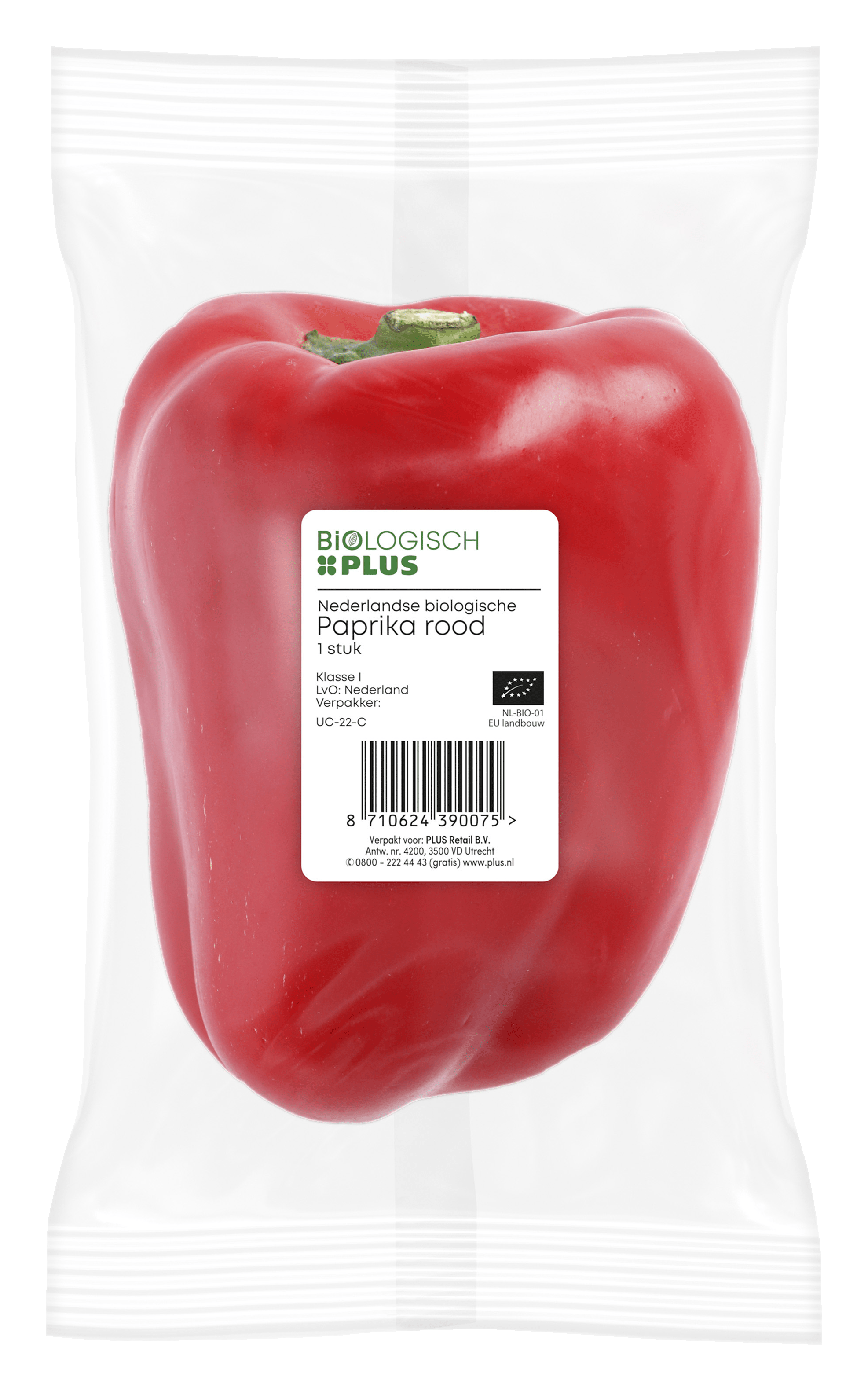 Biologisch PLUS Paprika rood