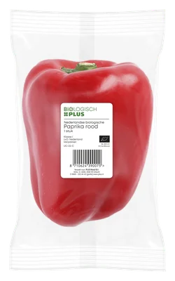 Biologisch PLUS Paprika rood