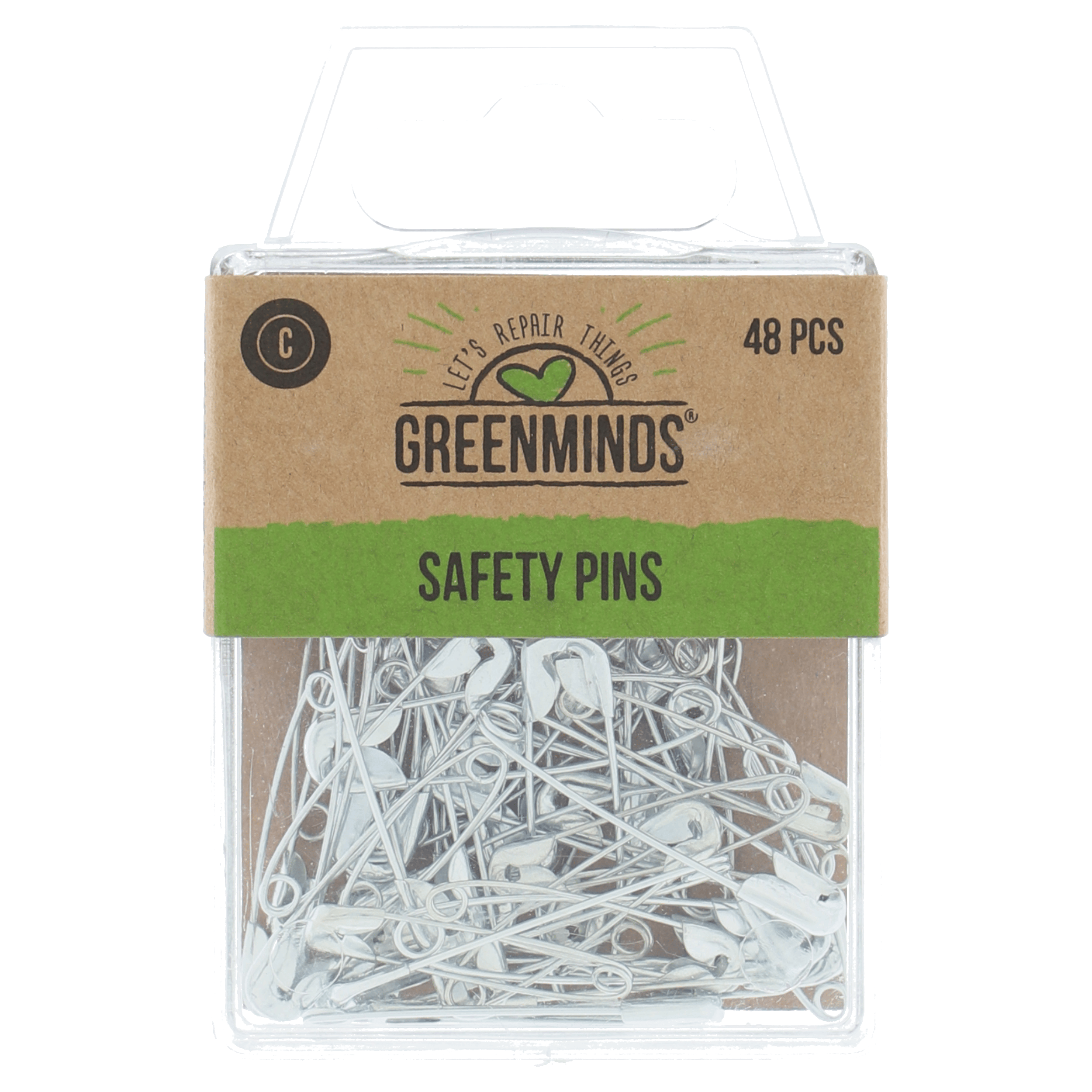 Greenminds Veiligheidsspelden Assort 48st