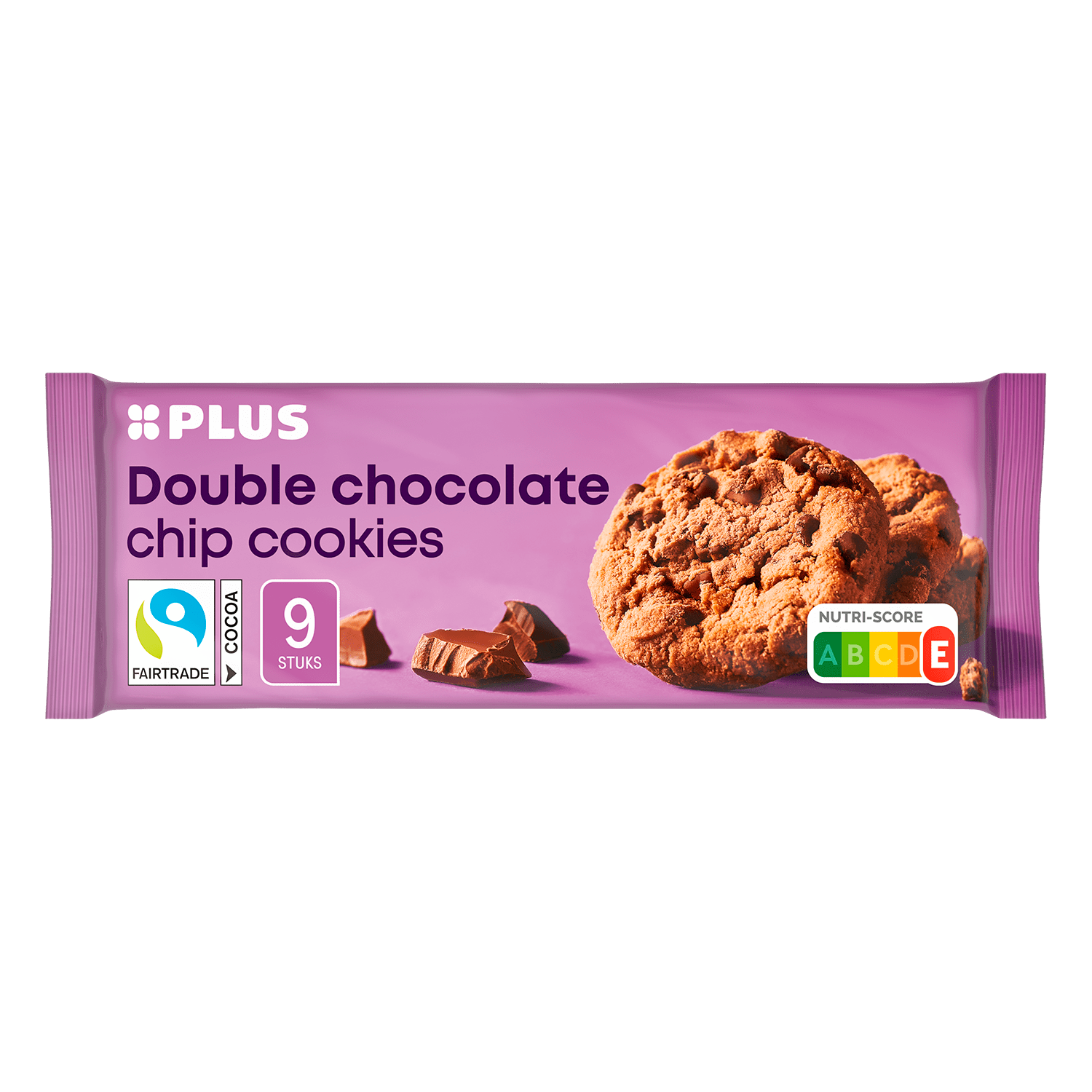 PLUS Double chocolate chip cookies