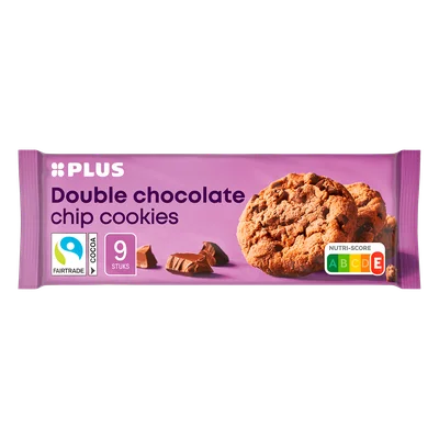 PLUS Double chocolate chip cookies