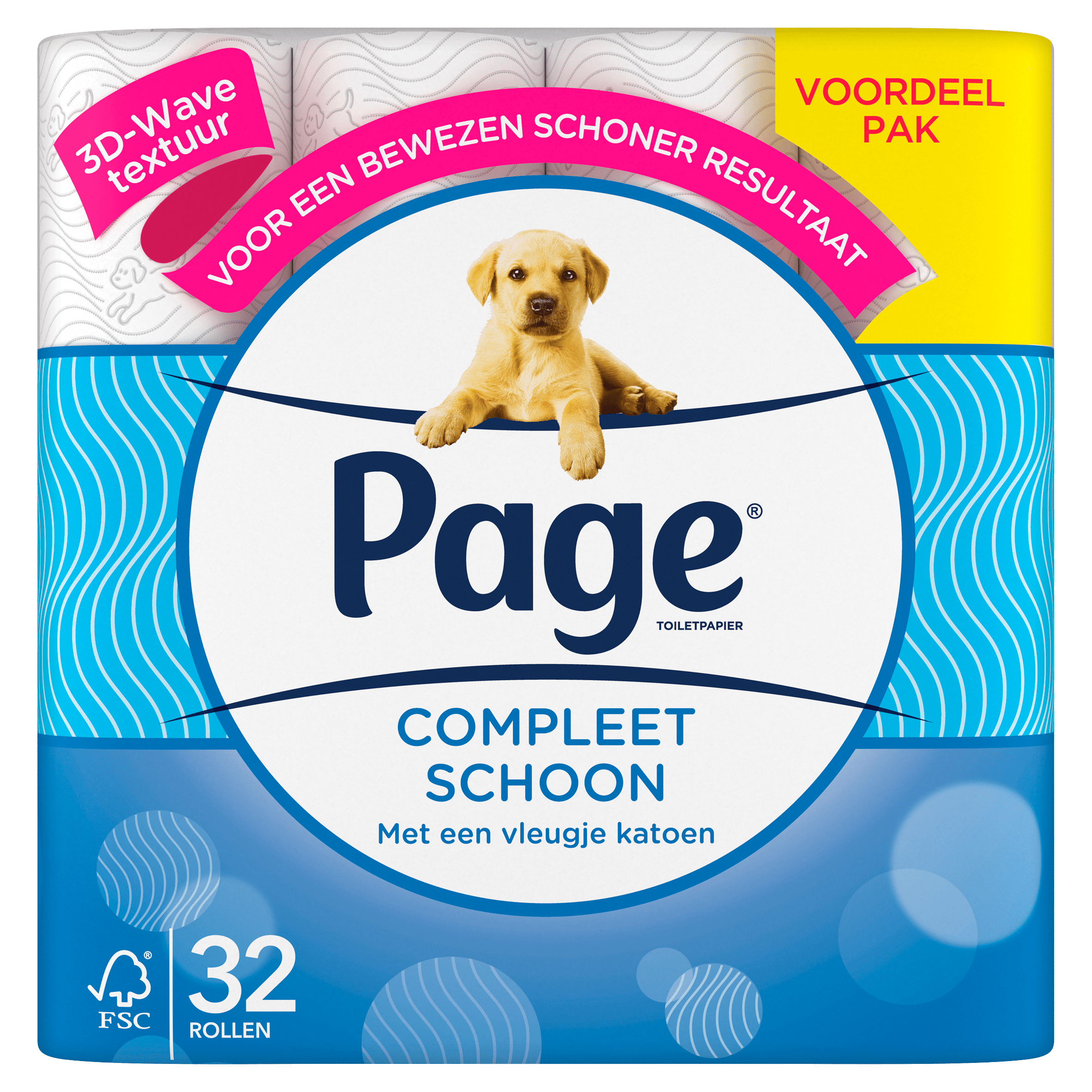 Page Toiletpapier 2 laags Compleet Schoon Zak 32 st