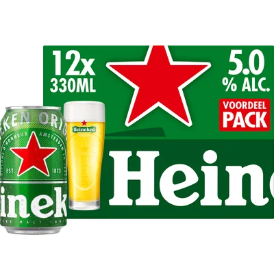 Heineken Pilsener 12x33 CL Doos 3960 ml