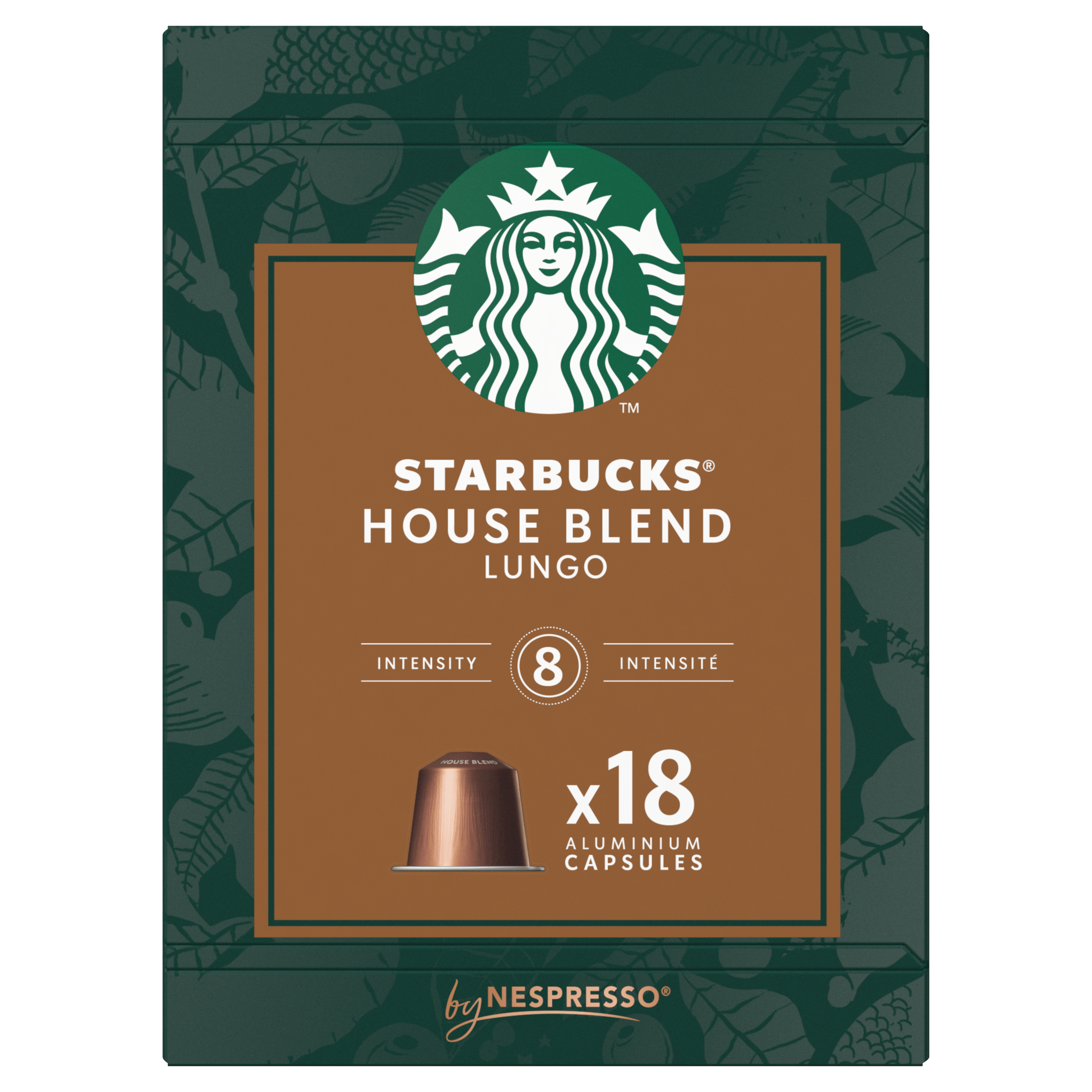 Starbucks Nespresso house blend lungo voordeel Doos 18 st