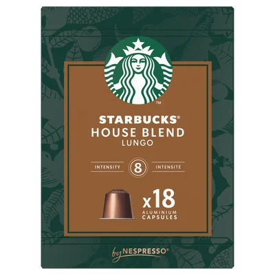 Starbucks Nespresso house blend lungo voordeel Doos 18 st