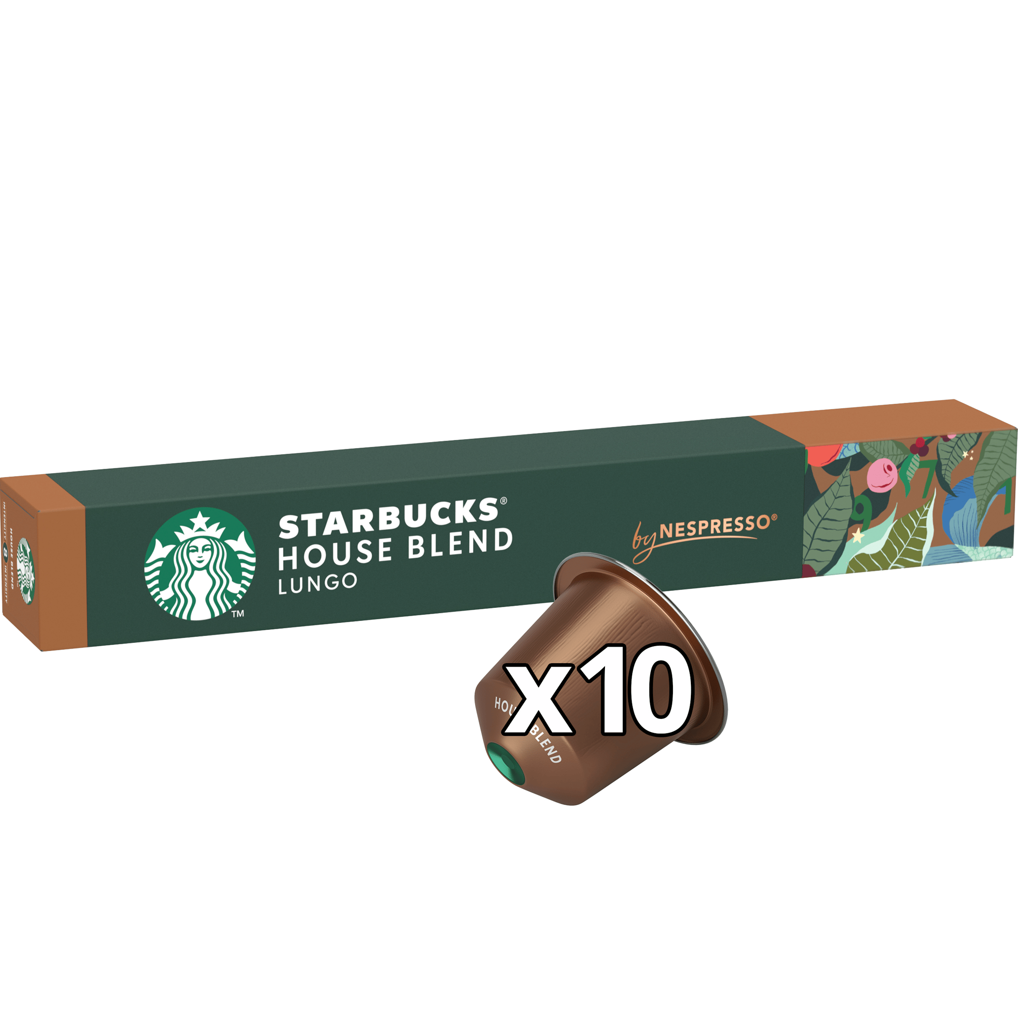 Starbucks Nespresso house blend lungo koffiecups Doos 10 st