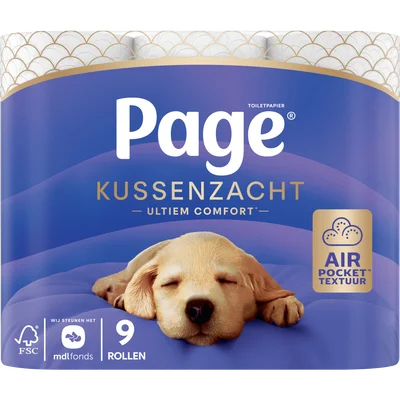 Page Toiletpapier kussenzacht