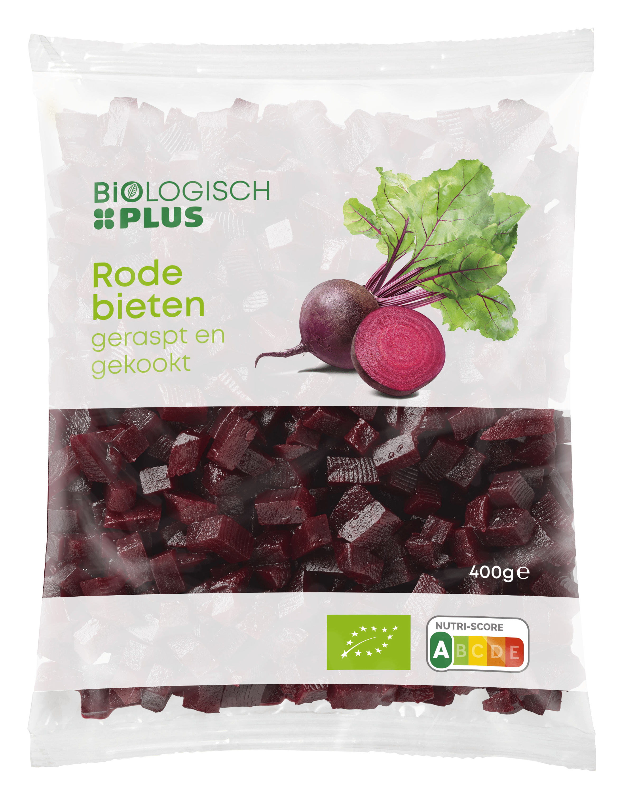 Biologisch PLUS Geraspte biet Zak 400 g