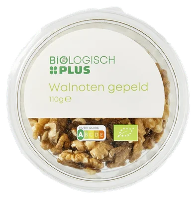 Biologisch PLUS Walnoten gepeld biologisch