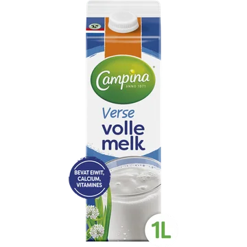 Campina Verse Volle Melk 1 L