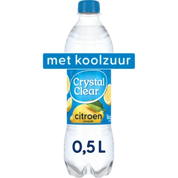 Crystal Clear Sparkling Lemon Fles 0,5L