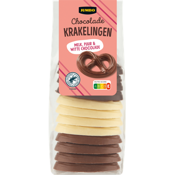 Jumbo Chocolade Krakelingen 150 g