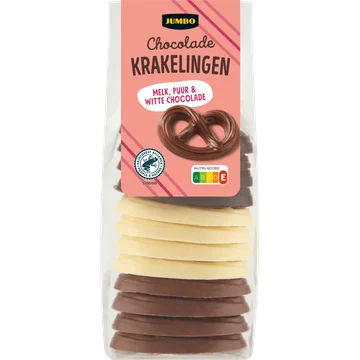 Jumbo Chocolade Krakelingen 150 g