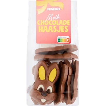 Jumbo Chocoladehaasjes Melk 135 g
