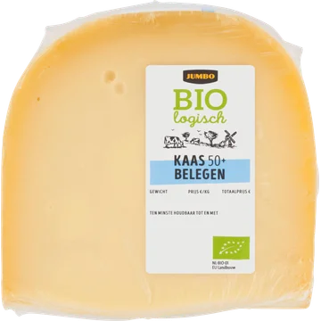 Jumbo Biologisch Belegen Kaas 50+ Stuk ca. 450 g