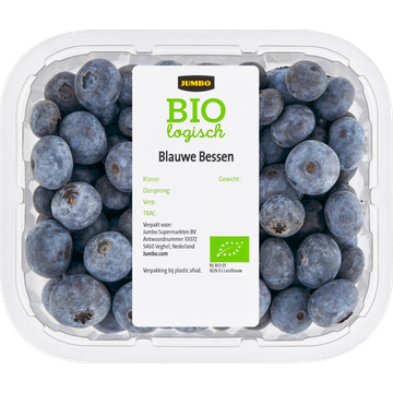 Jumbo Biologisch Blauwe Bessen 200 g