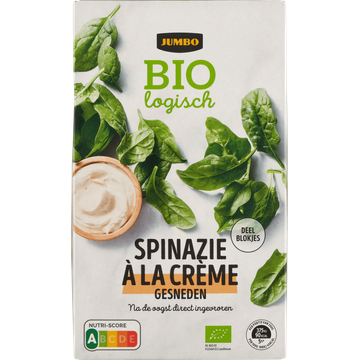 Jumbo Biologisch Spinazie à la Crème Gesneden 450 g