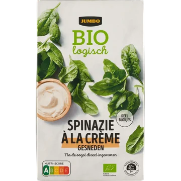 Jumbo Biologisch Spinazie à la Crème Gesneden 450 g