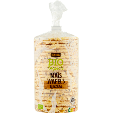 Jumbo Biologisch Maïs Wafels Lijnzaad 150 g