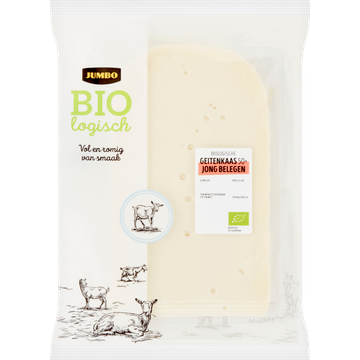 Jumbo Biologische Geitenkaas Jong Belegen 50+ Plakken ca. 150 g