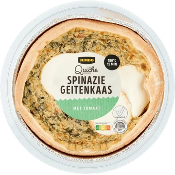 Jumbo Quiche Spinazie Geitenkaas 300 g