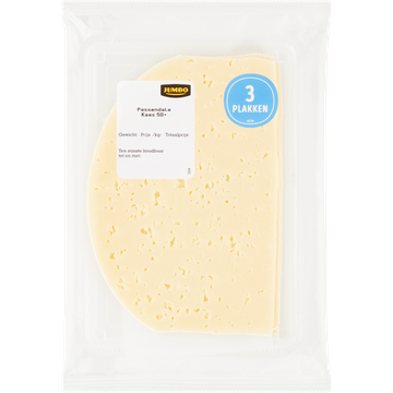 Jumbo Passendale Kaas 50+ 3 Plakken 75 g