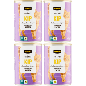 Jumbo Paté met Kip 4 x 400 g