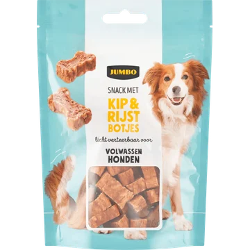 Jumbo Snack met Kip & Rijst Botjes 100 g