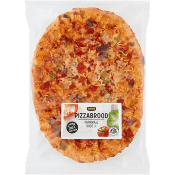 Jumbo Pizzabrood Paprika & Rode Ui 300g