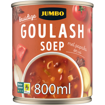 Jumbo Goulashsoep met Paprika en Ui 800ML