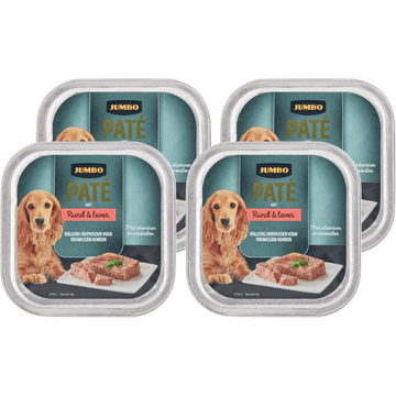 Jumbo Paté met Rund & Lever 4 x 150 g