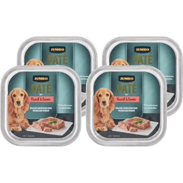 Jumbo Paté met Rund & Lever 4 x 150 g
